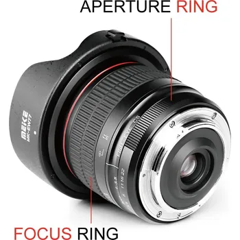 Objektiv MEIKE 8mm F3.5 APS-C Ultra Wide Angle Fisheye Lens Manual Focus for F Mount