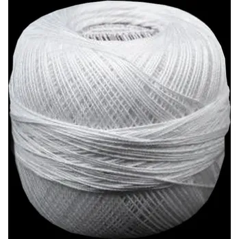 Příze Příze Kordonet 10; 15; 30; 50; 60; 80 Varianta: 010 60 bílá, Balení: 10 ks