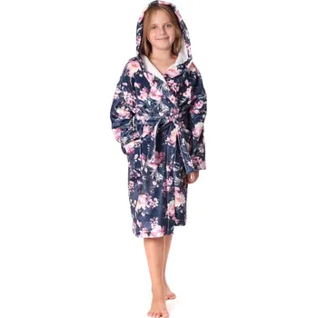 Dívčí župan Dětský župan Toya s kapucí blue - Vestis dětské č. 116