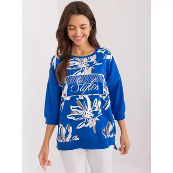 Dámská košile Halenka RV BZ 9421.99 kobaltově modrá jedna velikost