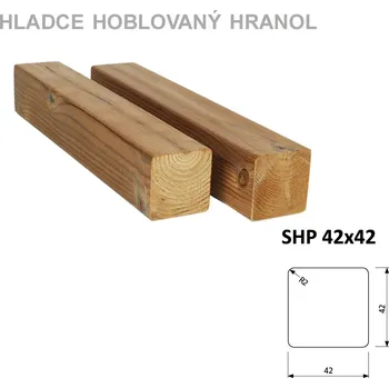 Dřevo LunaWood Podkladní hranol ThermoWood SHP 42x42