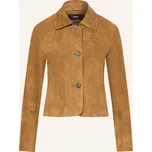Arma Dámská Kožená Bunda, světle hnědá, 42