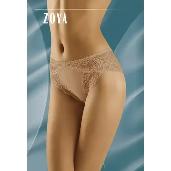 Dámské spodní prádlo Dámské kalhotky Wolbar Zoya S-XL Béžová S