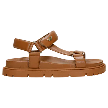 Dámské sandále Světle Hnědé Sandály Z Lícové Kůže Na Ploché Podrážce Wojas 7616653 37