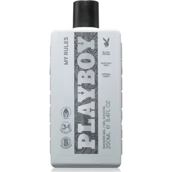 Sprchový gel Playboy My Rules sprchový gel 3 v 1 pro muže 250 ml