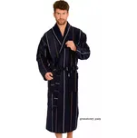 Pánský župan Forex 803 šedé pruhy M