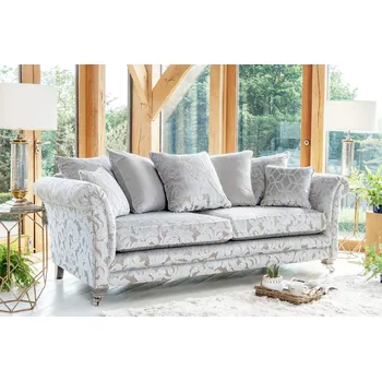 Pohovka BARRINGTON FURNITURE Klasická sedačka Lowry šedá látka