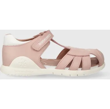 Dívčí sandály Dětské kožené sandály Biomecanics 242230.24.27 růžová 30X, EUR 24
