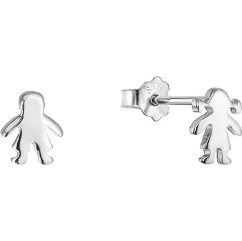 Náušnice Stříbrné náušnice postavičky 61025