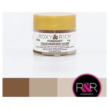 Potravinářské barvivo Prachová barva 4g toskánsky hnědá - Roxy and Rich