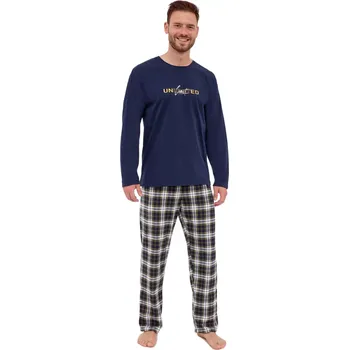Pánské pyžamo Pánské pyžamo 124/269 Unlimited - CORNETTE tmavě modrá XXL