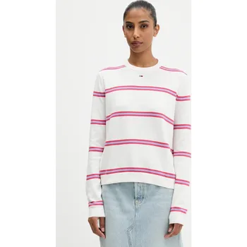 Pánský svetr Bavlněný svetr Tommy Jeans DW0DW20159 béžová 01M, vel. M