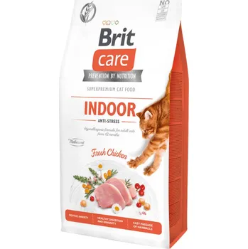 Volný čas Brit Care Cat Grain-Free Indoor Anti-stress 7 kg / exp. 28.4.26