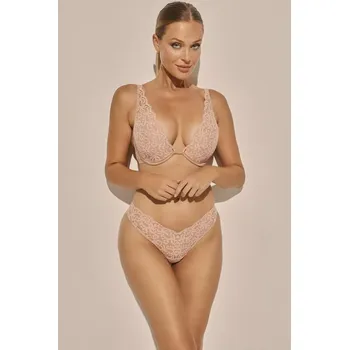 Dámské oblečení Kinga PU-1150 Bella push-up podprsenka růžovo-béžová 65E