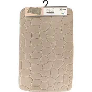 Koupelnová předložka TENDANCE Stones Koupelnový Kobereček 50x80 Cm Taupe