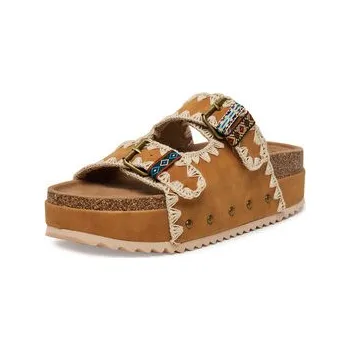 Dámské pantofle Nazouváky DeeZee LB-P1684 Hnědá 37