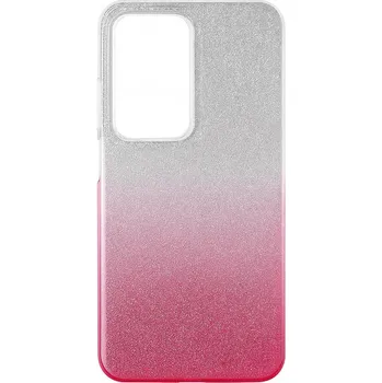 Pouzdro na mobilní telefon Kryt Xiaomi Redmi 15 glitter stříbrno-růžový (obal neboli pouzdro na Xiaomi Redmi 15)