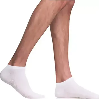 Pánské ponožky Krátké pánské bambusové ponožky BAMBUS AIR IN-SHOE SOCKS - BELLINDA - bílá 43 - 46