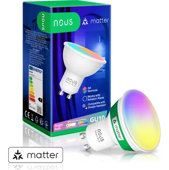 Žárovka Nous P8 smart Tuya Wi-Fi RGB matter žárovka GU10 Počet kusů: 1ks