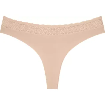 Kalhotky Dámská tanga Feel of Modal String 3P - YELLOW - béžová 0026 - TRIUMPH YELLOW XS