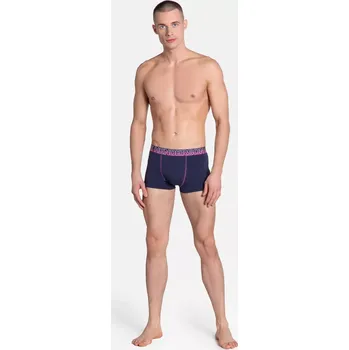 Pánská móda Luxusní boxerky 38835-MLC Sada 2 kusů v tmavě modré a tmavě růžové barvě - Henderson XXL