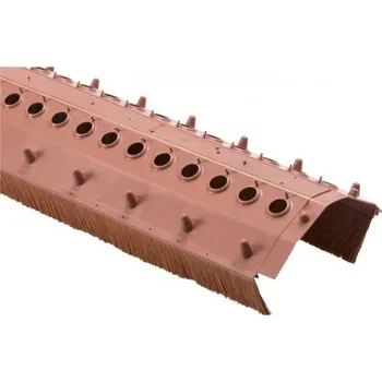 Větrací pás s kartáčem šířka 220 mm, kartáč 75 mm Varianta: černá