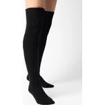 Vlněné dámské nadkolenky 089 černá 35-37