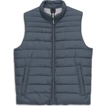 Pánská vesta Bugatti pánská prošívaná vesta 170100 260 11010 Šedá 56