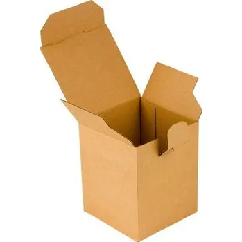 Obalový materiál Poštovní kartonová krabice 89x89x108 mm vnitřní 3VVL E 390g/m2 hnědá - paleta 9600 ks