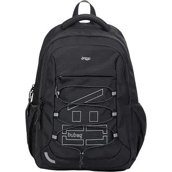Školní batoh Černý batoh pro studenty Baggo Brisk Bubag Black