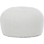 Taburet AK-307 WT2 bouclé látka bílá