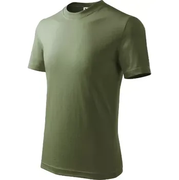 Dívčí oblečení Basic tričko dětské khaki 134 cm/8 let