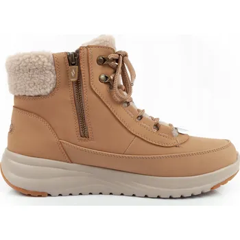 Dámská zimní obuv Dámské Kotníkové Boty Skechers Zimní zateplené boty 144756 Kaštanové vel. 38