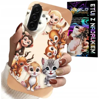 Pouzdro na mobilní telefon POUZDRO PRO SAMSUNG GALAXY A17 5G - ZADNÍ KRYT PRO DĚTI S LESNÍMI ZVÍŘATY CASE