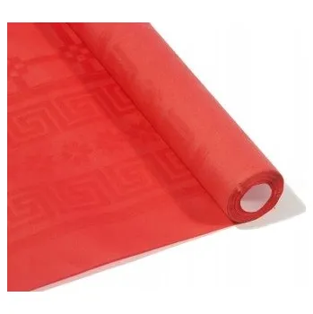 Jednorázový ubrus Papírový ubrus v roli ČERVENÝ 6m narozeniny