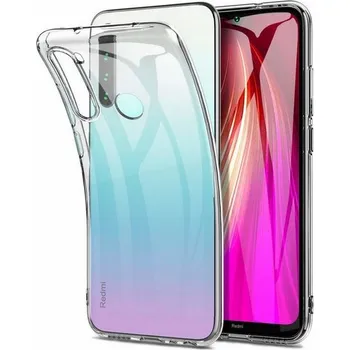 Pouzdro na mobilní telefon Kryt Xiaomi Redmi Note 8T silikon 1 mm průhledný (obal neboli pouzdro na Xiaomi Redmi Note 8T)