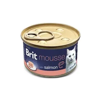 Volný čas Brit Premium by Nature Cat Mousse with Salmon 85 g