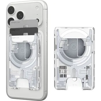 Peněženka Spigen Ultra Hybrid Wallet MagSafe peněženka zero one white