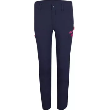 Dívčí oblečení Trollkids Dětské kalhoty Kjerag pro chlapce/dívky se zipem Navy Blue/Magenta (177-114) 164