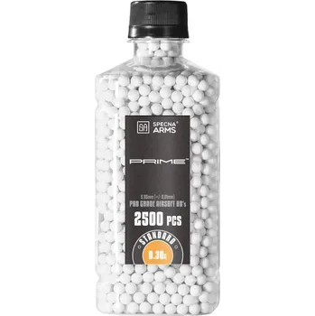 Airsoftová kulička Airsoftové kuličky Specna Arms PRIME™ 0,30g, 2500bb, láhev - bílé