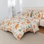 Povlečení z mikrovlákna WINTER GINGERMAN bílé Rozměr povlečení: 2 ks 70 x 90 cm | 200 x 220 cm 233350106