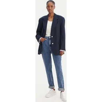 Dámské sako Tommy Jeans Sako DW0DW22601 Tmavomodrá Boyfriend Fit XS