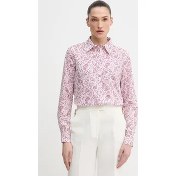 Pánská košile Košile United Colors of Benetton 5Q6SDQ0AY růžová 30C, vel. XL