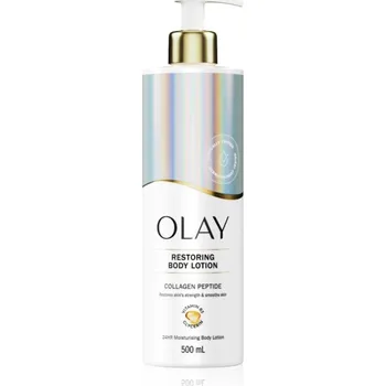 Tělový krém Olay Collagen Peptide Restoring Body Lotion hydratační a zpevňující tělové mléko 500 ml