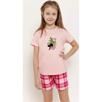 Pánské pyžamo Taro Veronica 3386 pyžamo kr/r 98-116 W25 Růžová 98