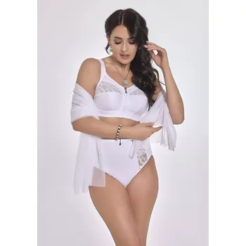 Dámská móda Měkká podprsenka s kosticí Viki 586 Zuza I Smooth 80-95 perleťově bílá 95H