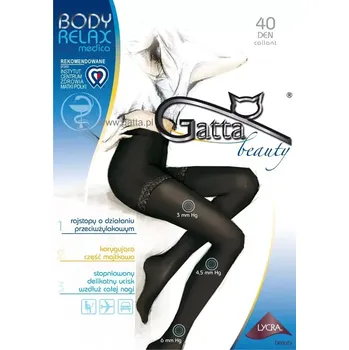 Dámské punčochy BODY RELAXMEDICA - Dámské punčochové kalhoty, 40 DEN - GATTA zlatý 2-S