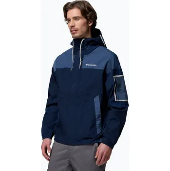Pánská softshellová bunda Columbia Challenger II Windbreaker collegiate navy/dark mountain