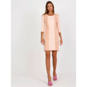 Dámské šaty LK SK 506583 šaty.21P broskev 38