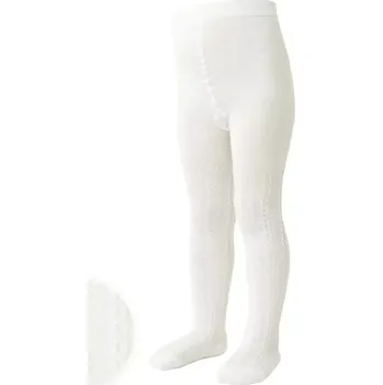 DÍVČÍ PUNČOCHÁČE VZOROVANÉ KOSTKOVANÉ SMILE 071 ecru 80-86